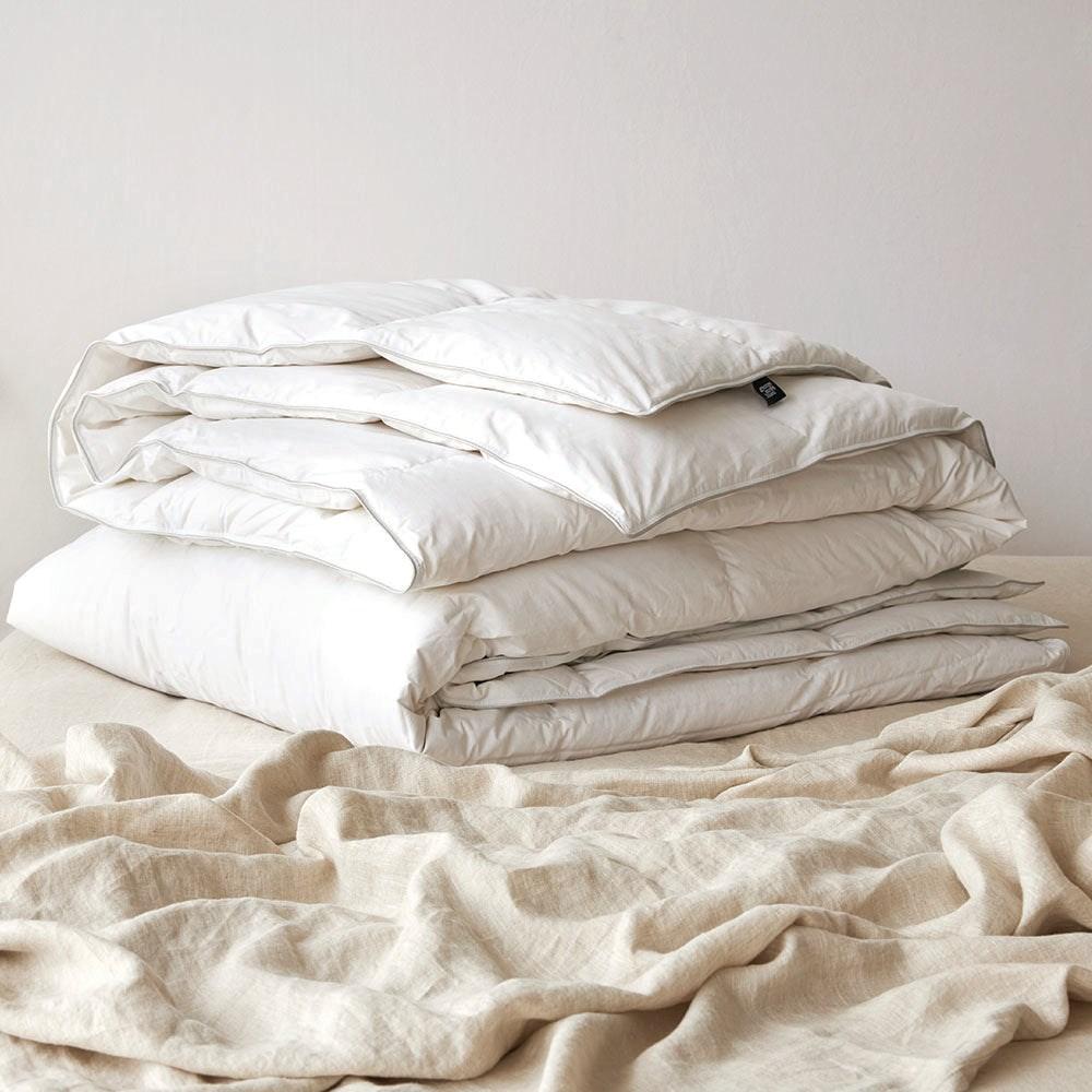 White Goose Down Quilt. From $1199.00. Available at George Street Linen