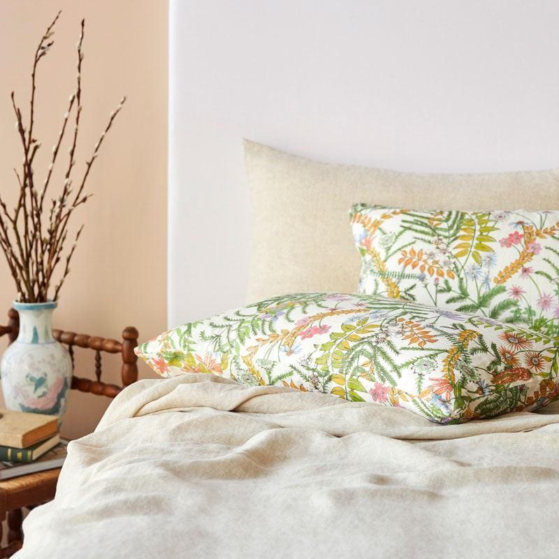 Pure Linen Printed Pillowcase