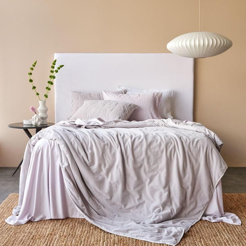 Venus Cotton Velvet Quilted Coverlet. From $359.00. Available at George Street Linen