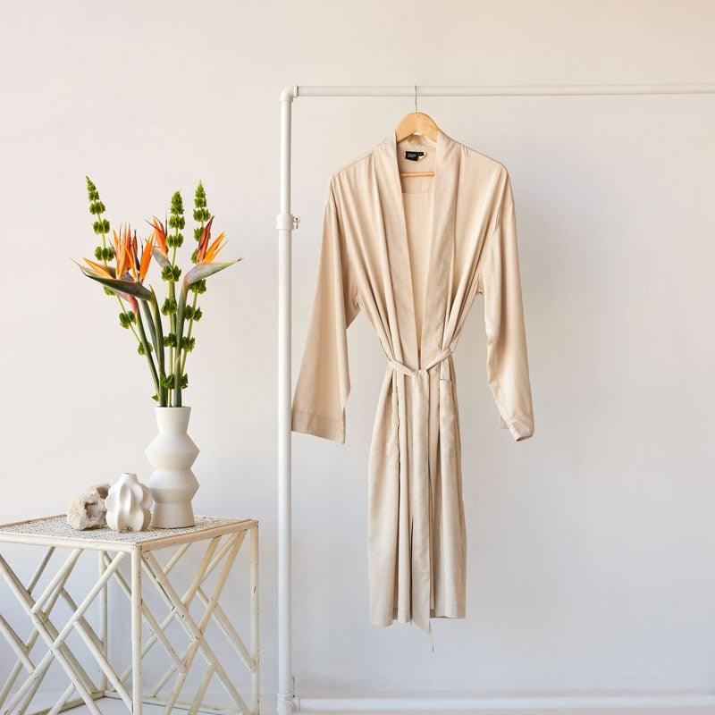 Bamboo Cotton Bathrobe. From $99.99. Available at George Street Linen