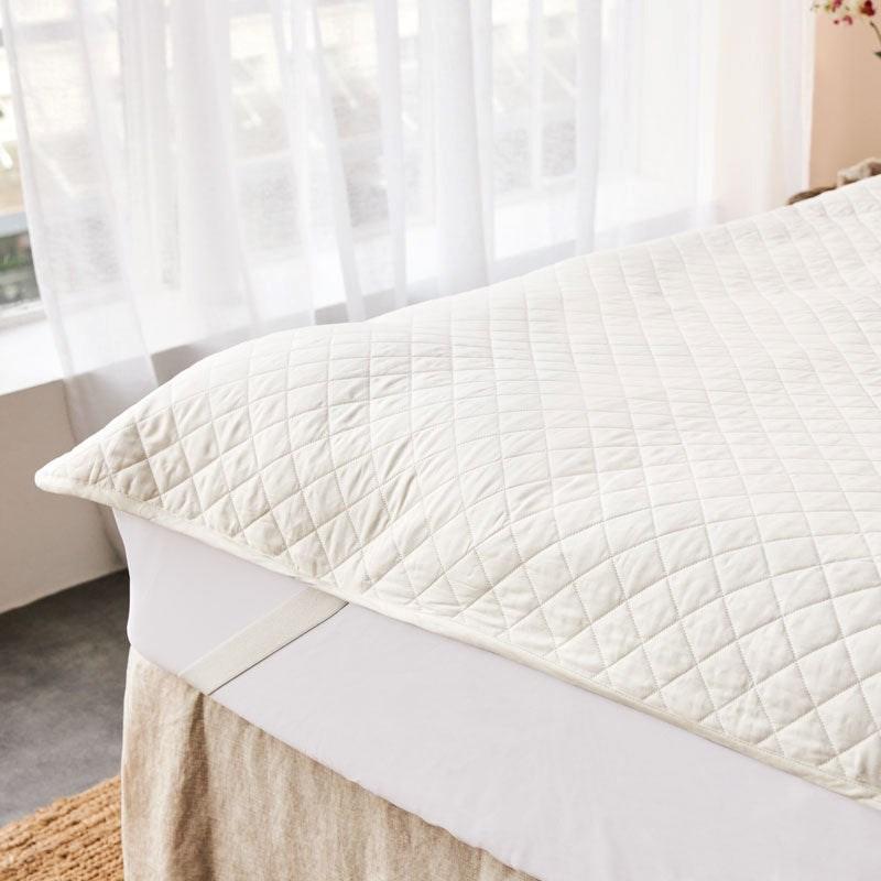 Cotton Quilted Mattress Protector. From $89.95. Available at George Street Linen