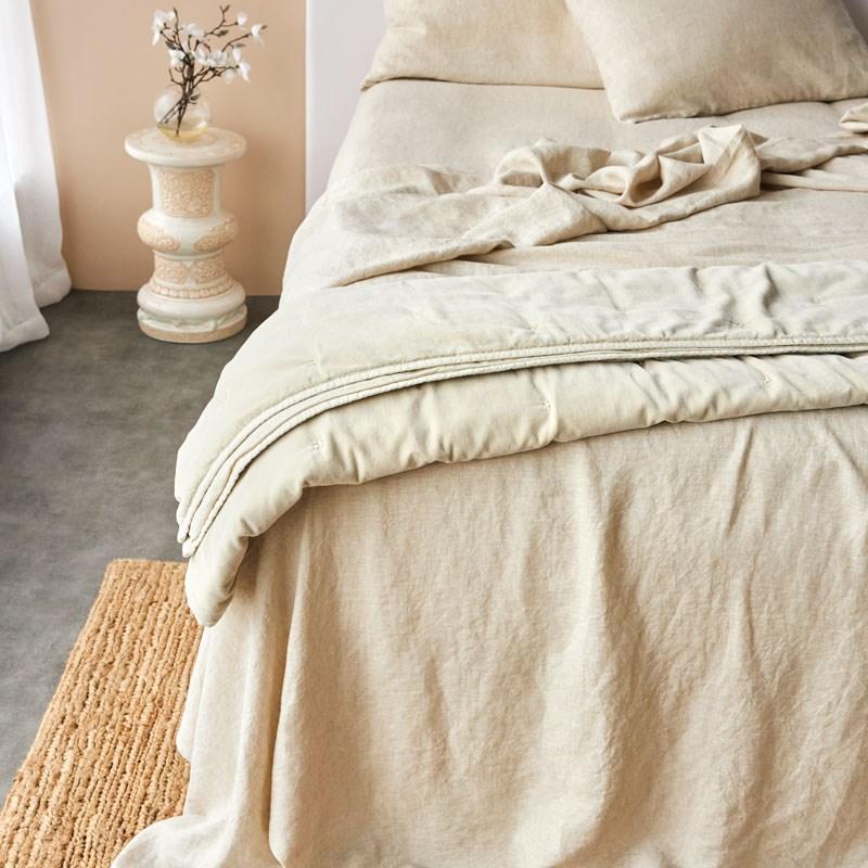 Venus Cotton Velvet Quilted Throw. From $179.00. Available at George Street Linen