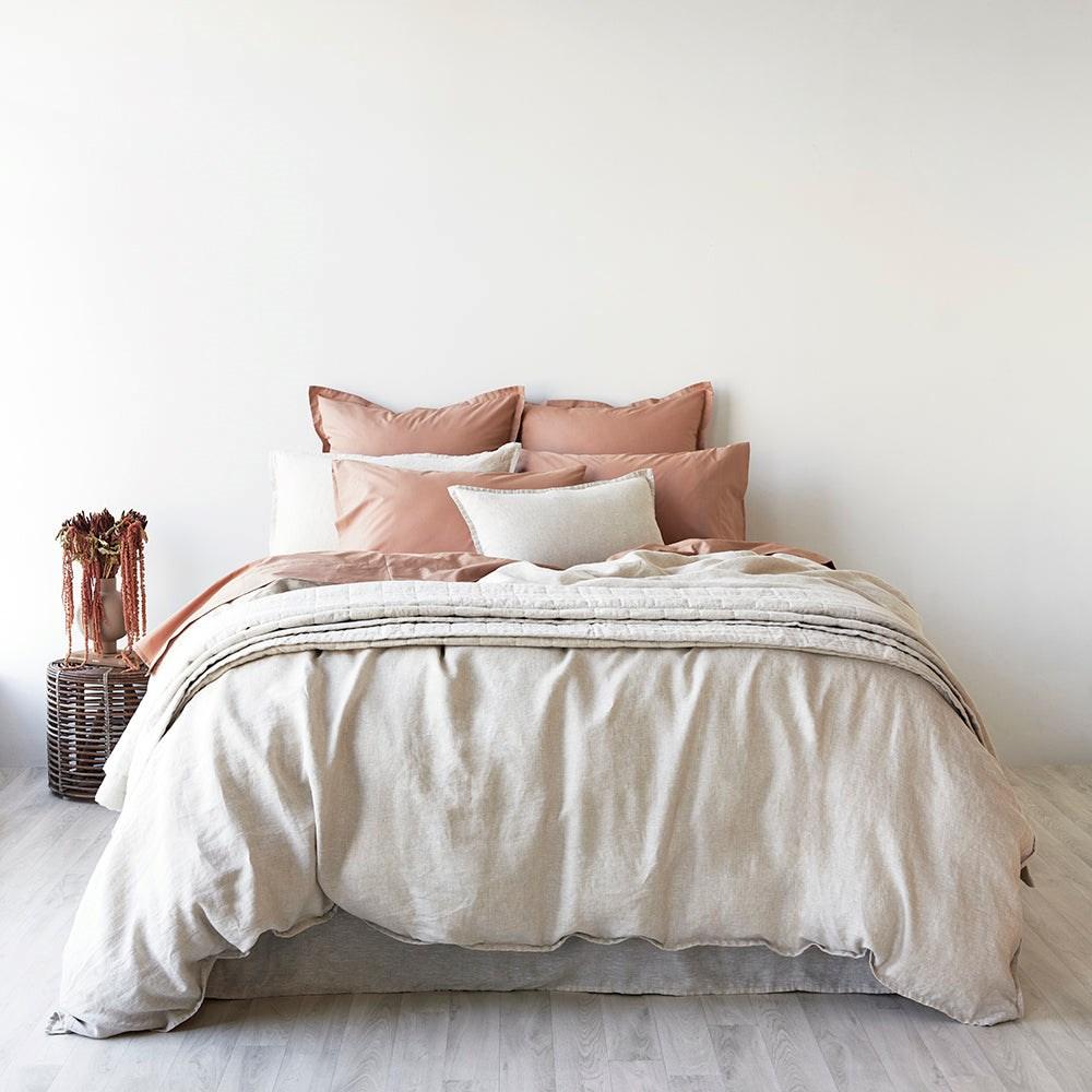 Pure Linen Duvet Cover Set. From $399.00. Available at George Street Linen