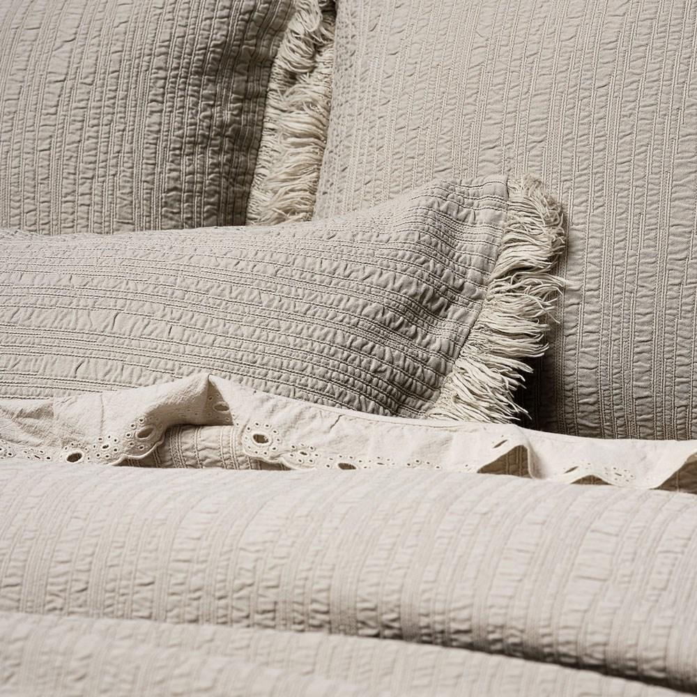 Portuguese AMBIENCE Cotton Pillowcase. From $89.00. Available at George Street Linen