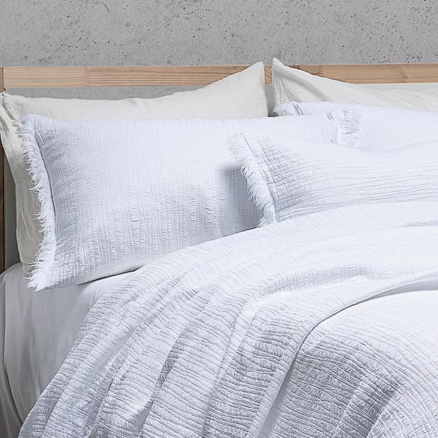 Portuguese AMBIENCE Cotton Pillowcase. From $89.00. Available at George Street Linen