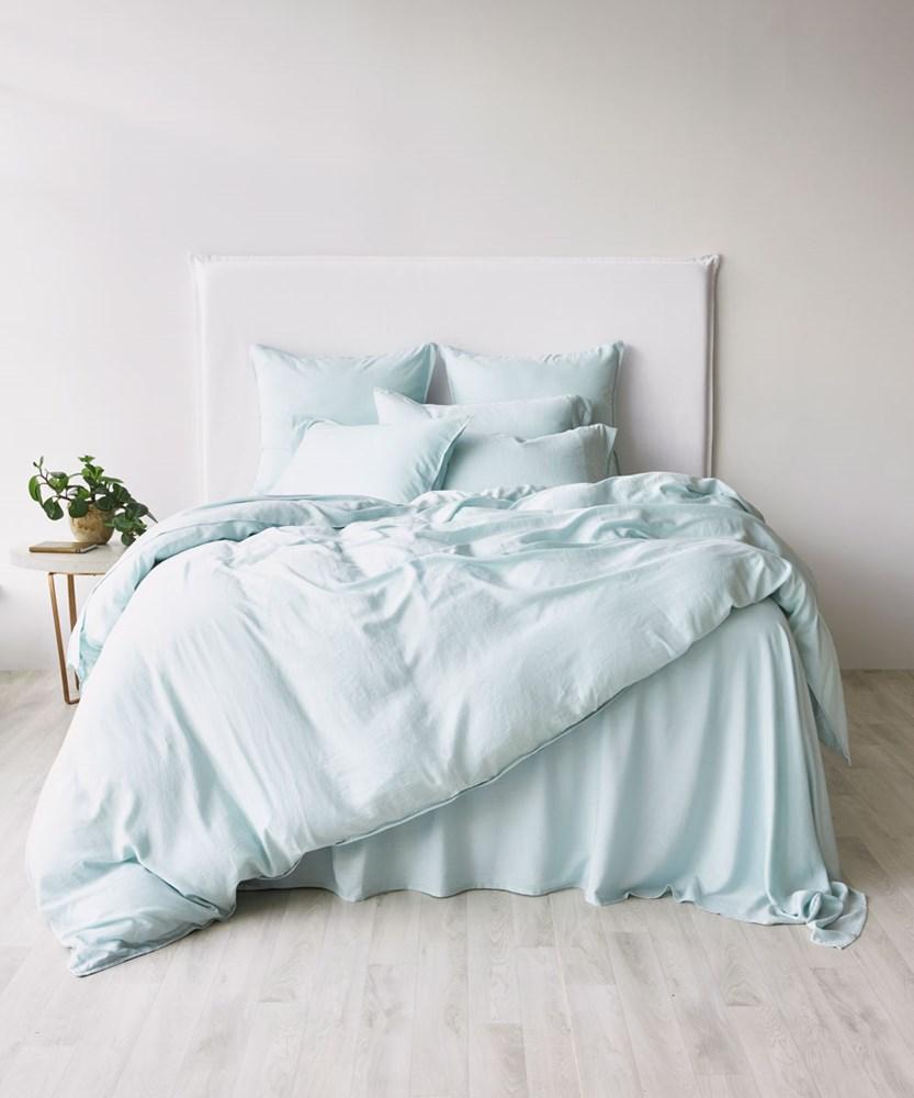 Bamboo Linen Duvet Cover Set. From $199.00. Available at George Street Linen