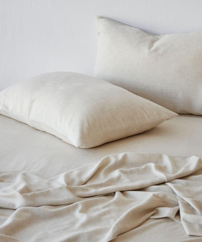 Bamboo Linen Pillowcase. From $69.00. Available at George Street Linen