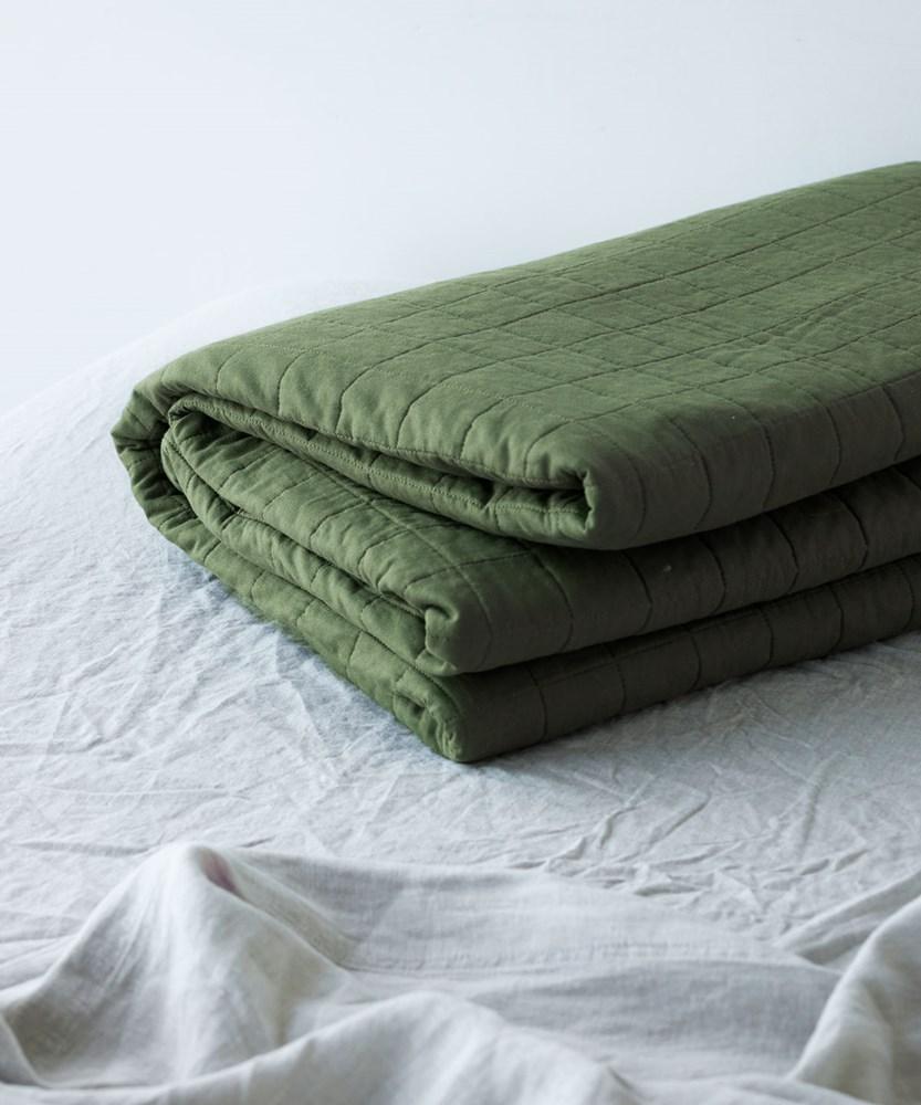 Cambric Cotton Coverlet Set