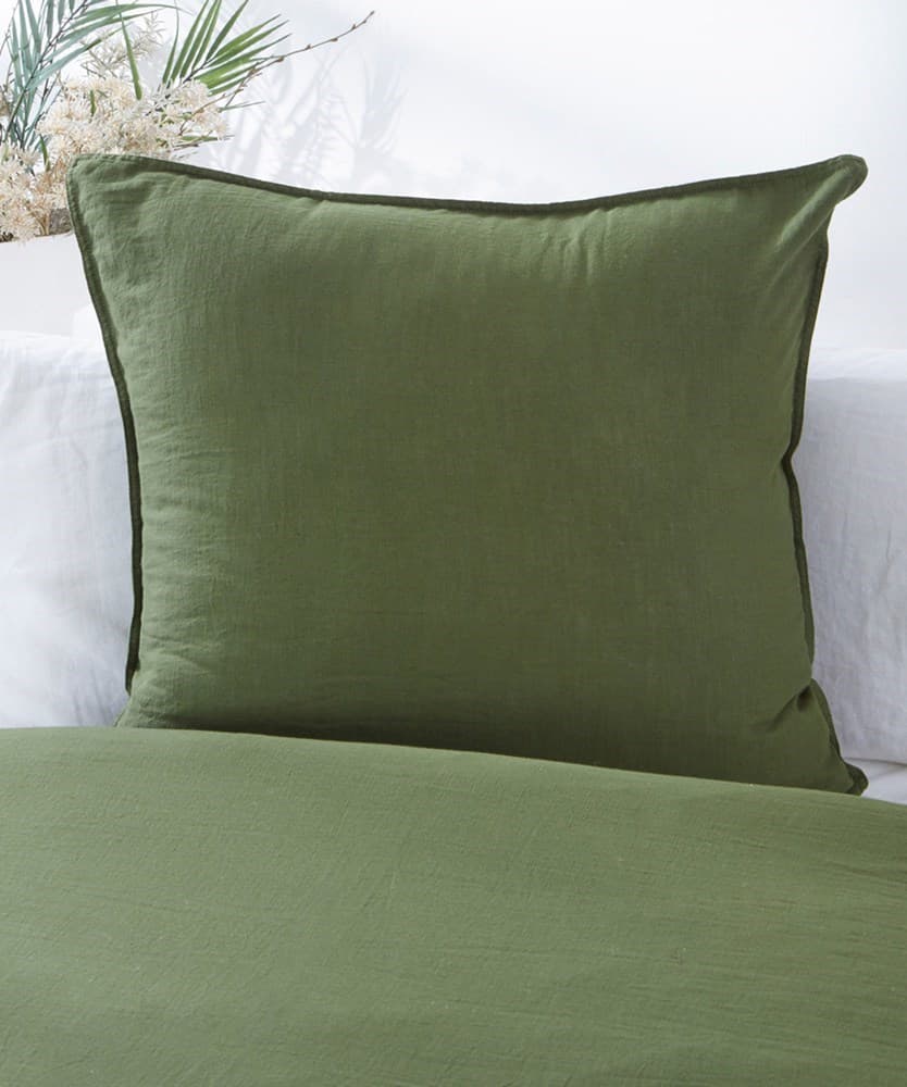 Cambric Cotton European Pillowcase. From $29.95. Available at George Street Linen