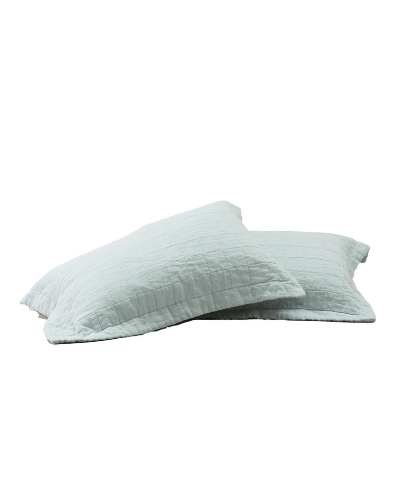 Pure Linen Quilted Pillowcase. From $149.00. Available at George Street Linen