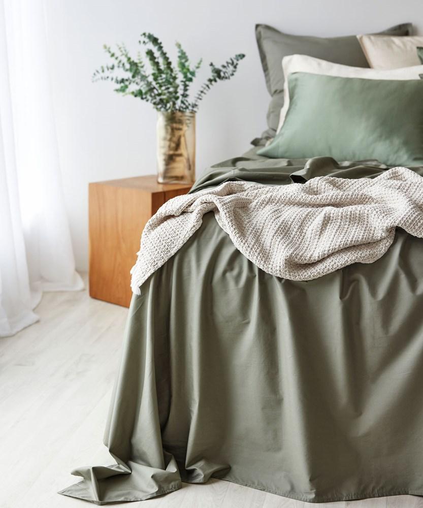 Fresh Cotton Percale Sheet Set. From $259.95. Available at George Street Linen