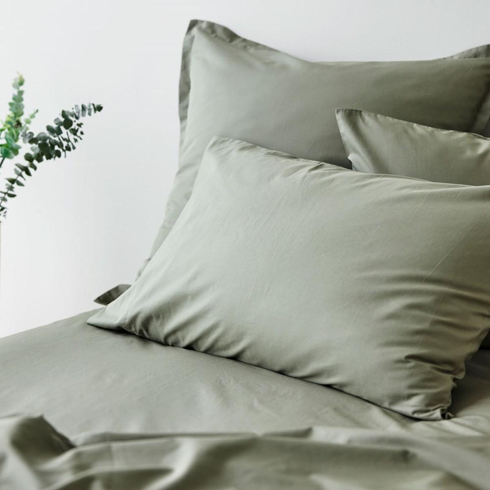 Fresh Cotton Percale European Pillowcase. From $39.95. Available at George Street Linen