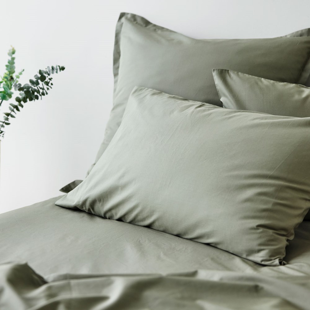 Fresh Cotton Percale Pillowcase. From $59.95. Available at George Street Linen