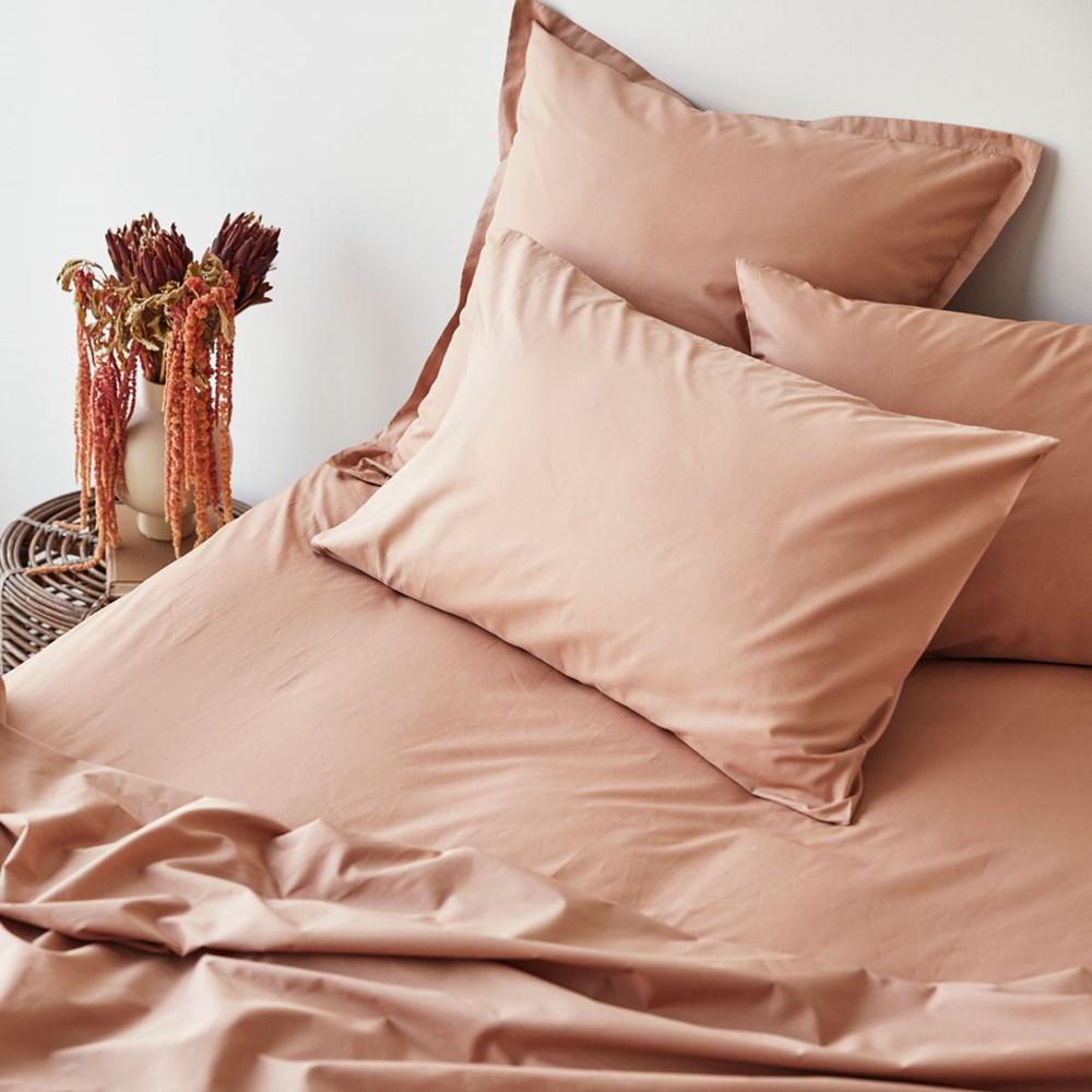 Fresh Cotton Percale Pillowcase. From $59.95. Available at George Street Linen