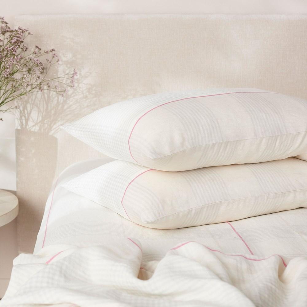 Pure Linen Pillowcase. From $89.95. Available at George Street Linen