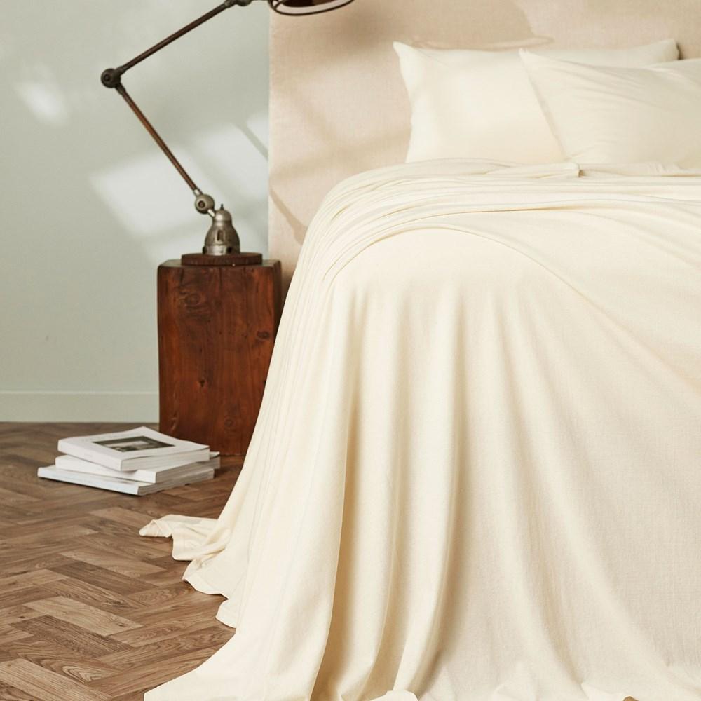 Cotton Jersey Flat Sheet. From $85.00. Available at George Street Linen