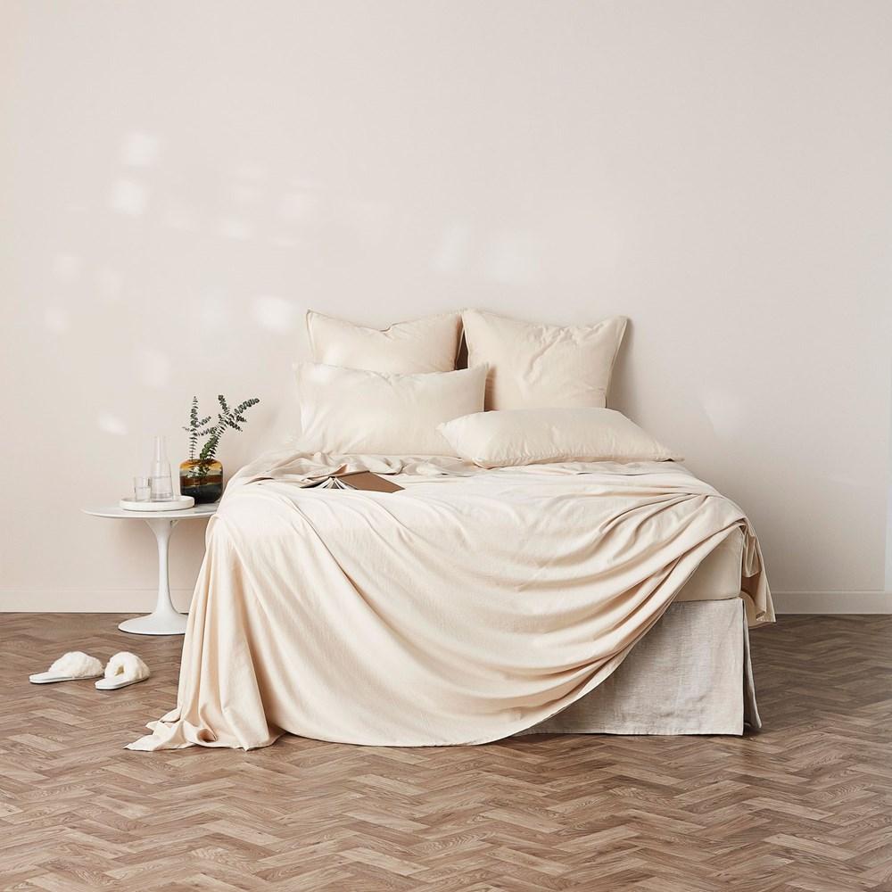 Soft Washed Cotton Sheet Set. From $199.95. Available at George Street Linen