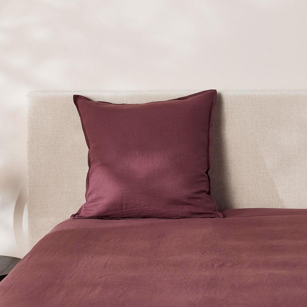 Pure Linen European Pillowcase. From $89.95. Available at George Street Linen