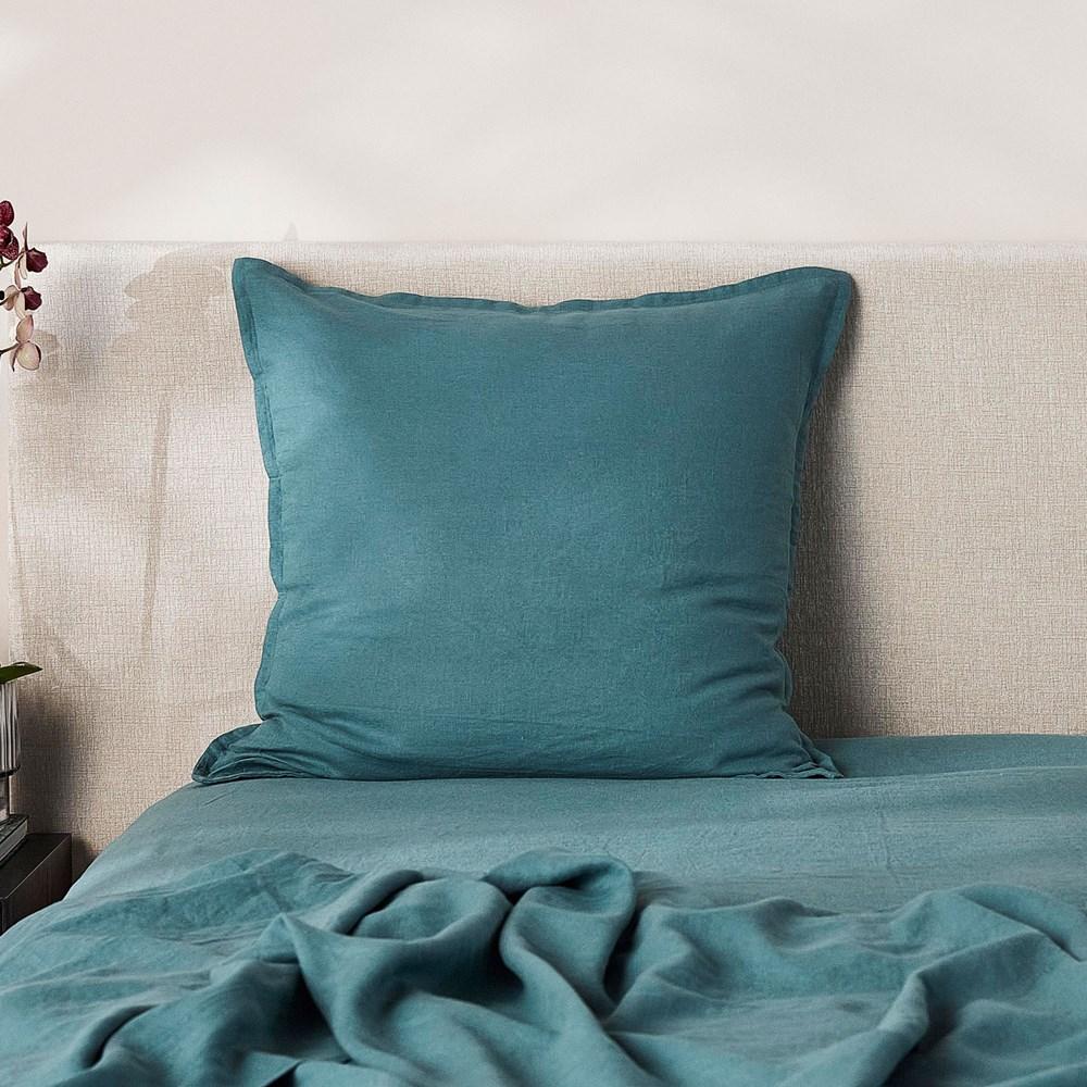 Pure Linen European Pillowcase. From $89.95. Available at George Street Linen