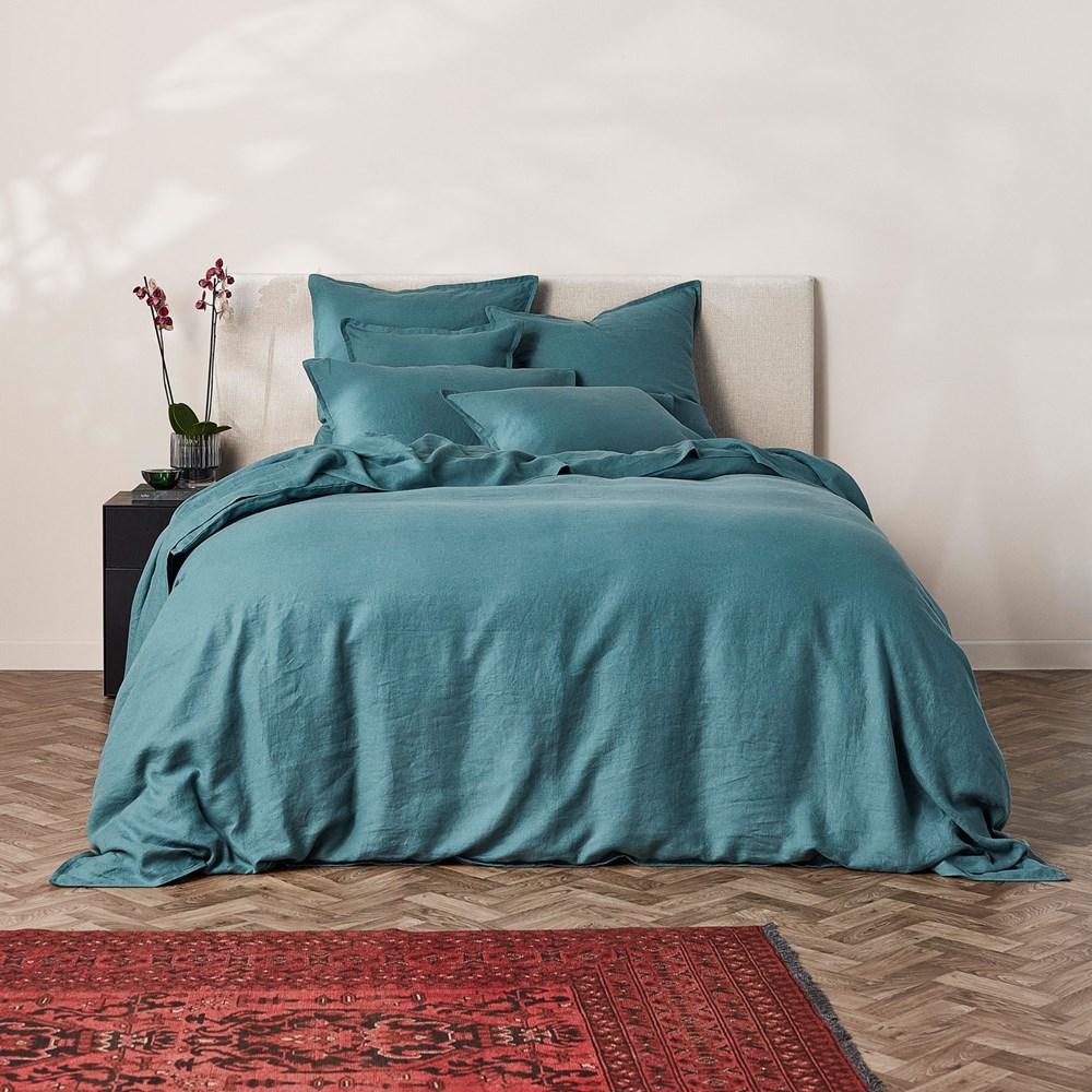 Pure Linen Duvet Cover Set. From $399.95. Available at George Street Linen