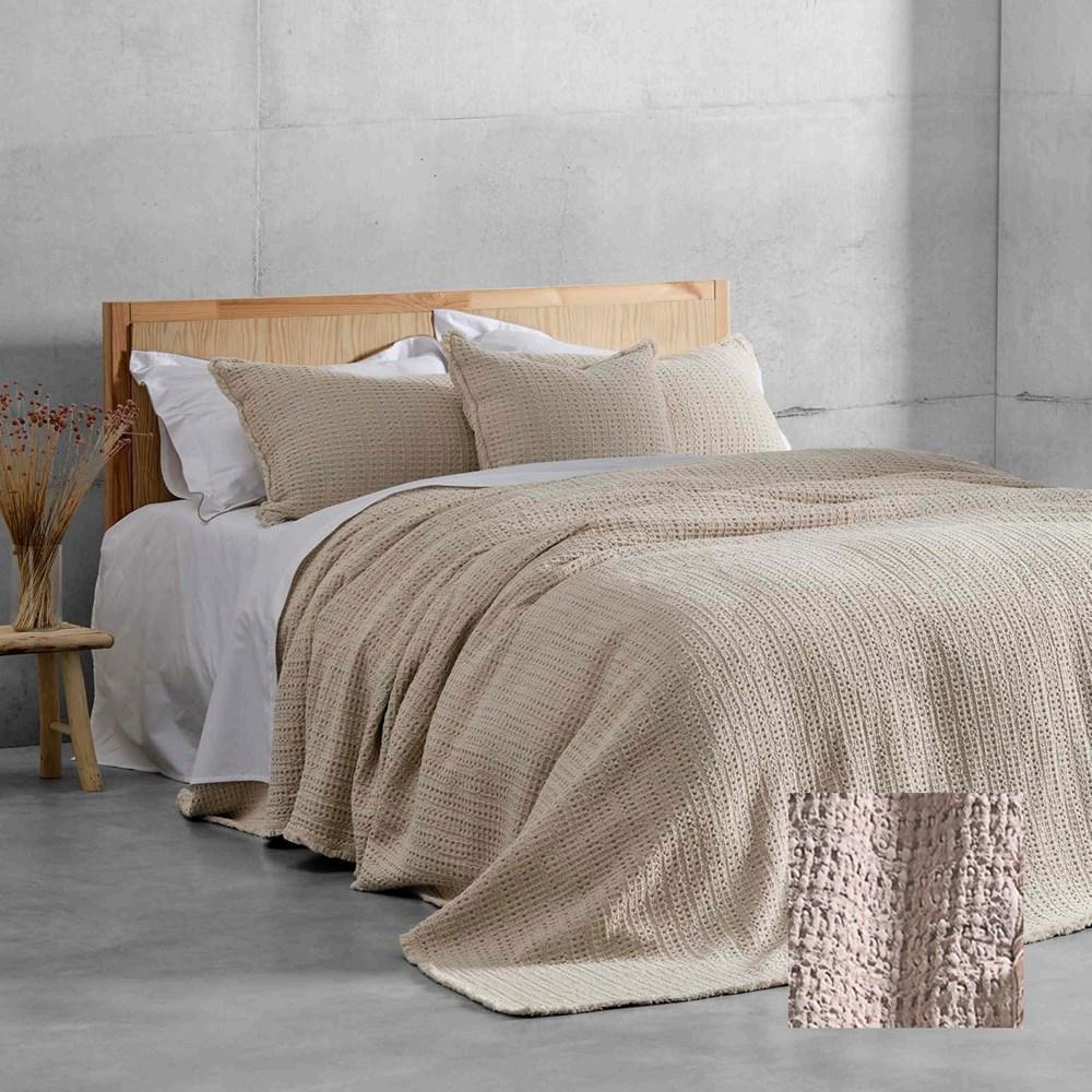 Portuguese Nasa Cotton Waffle Blanket. From $299.00. Available at George Street Linen