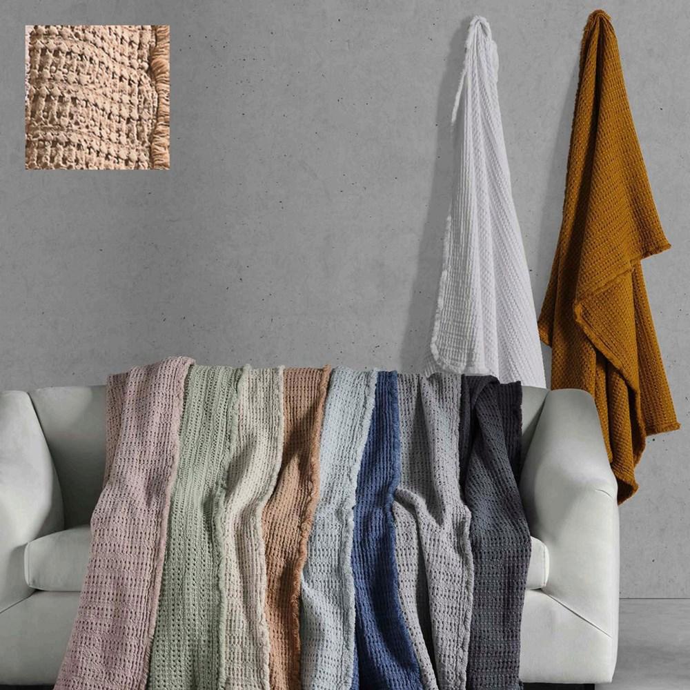 Nasa Cotton Waffle Throw. From $159.00. Available at George Street Linen