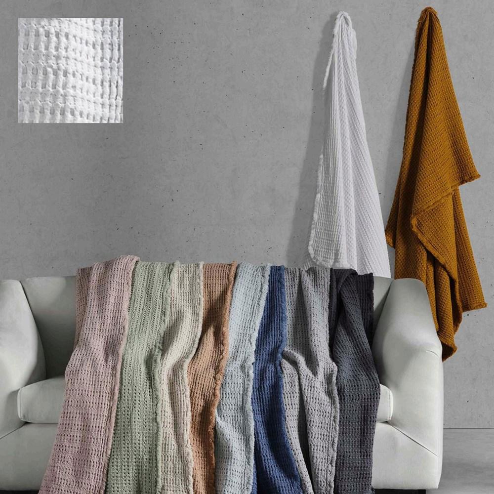 Nasa Cotton Waffle Throw. From $159.00. Available at George Street Linen