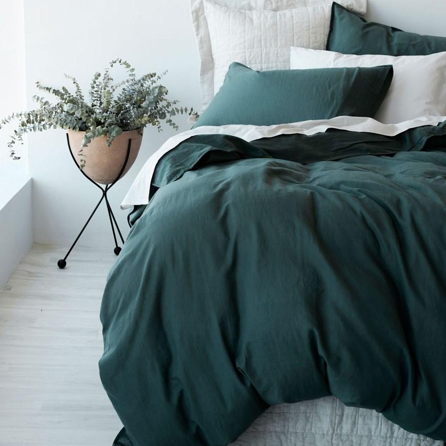 Cambric Cotton Duvet Cover Set. From $159.99. Available at George Street Linen