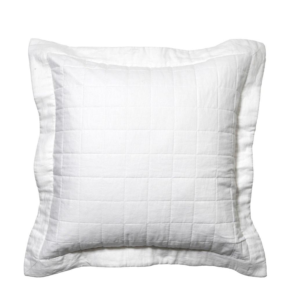 Pure Linen Quilted European Pillowcase