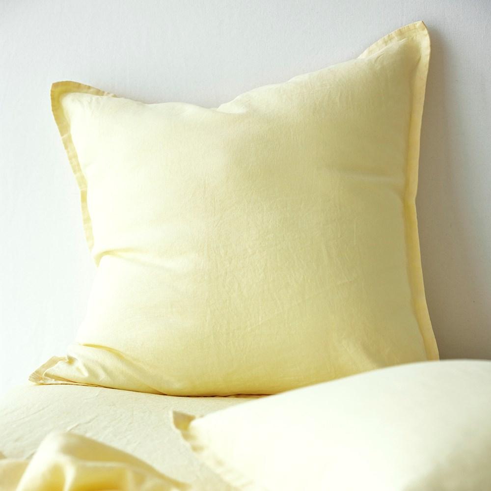 Pure Linen European Pillowcase. From $89.00. Available at George Street Linen