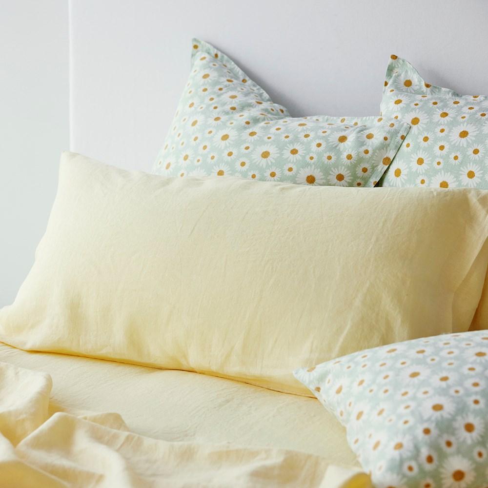 Pure Linen Pillowcase. From $79.00. Available at George Street Linen