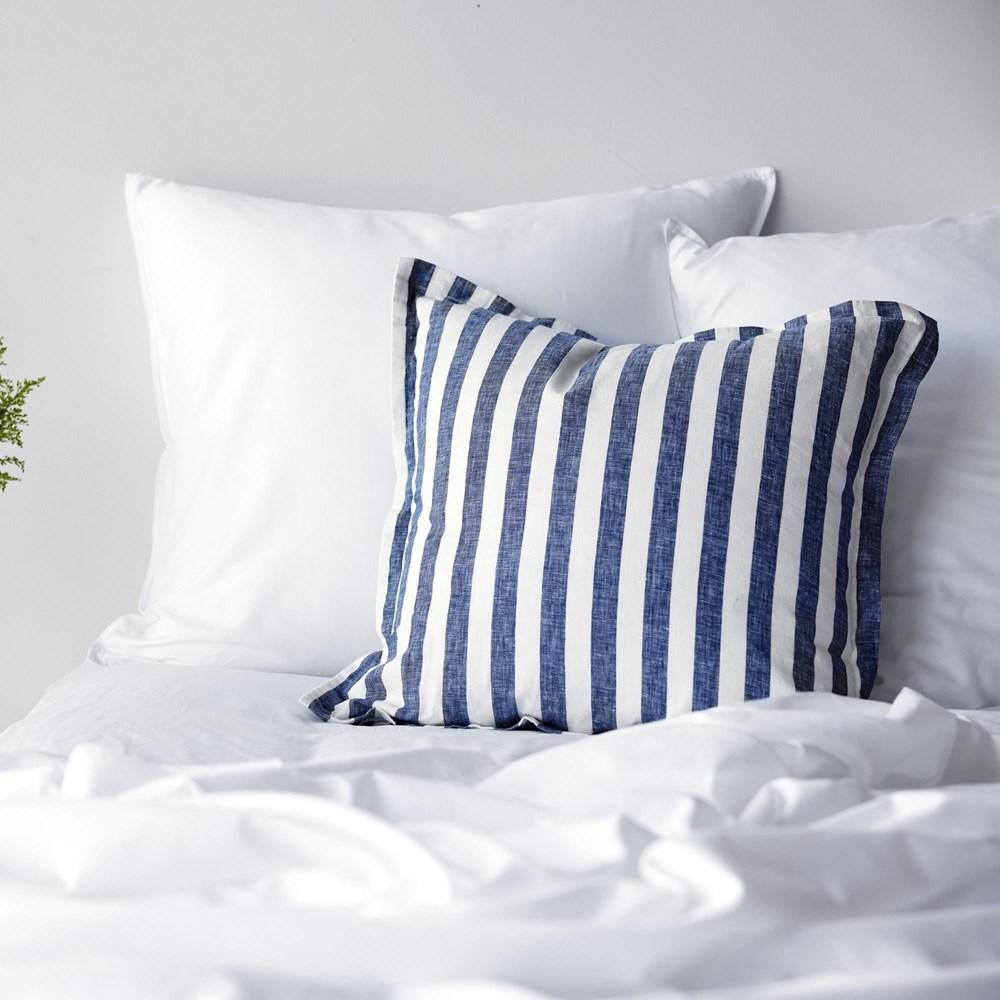 Linen Stripes Cushion Cover. From $89.00. Available at George Street Linen