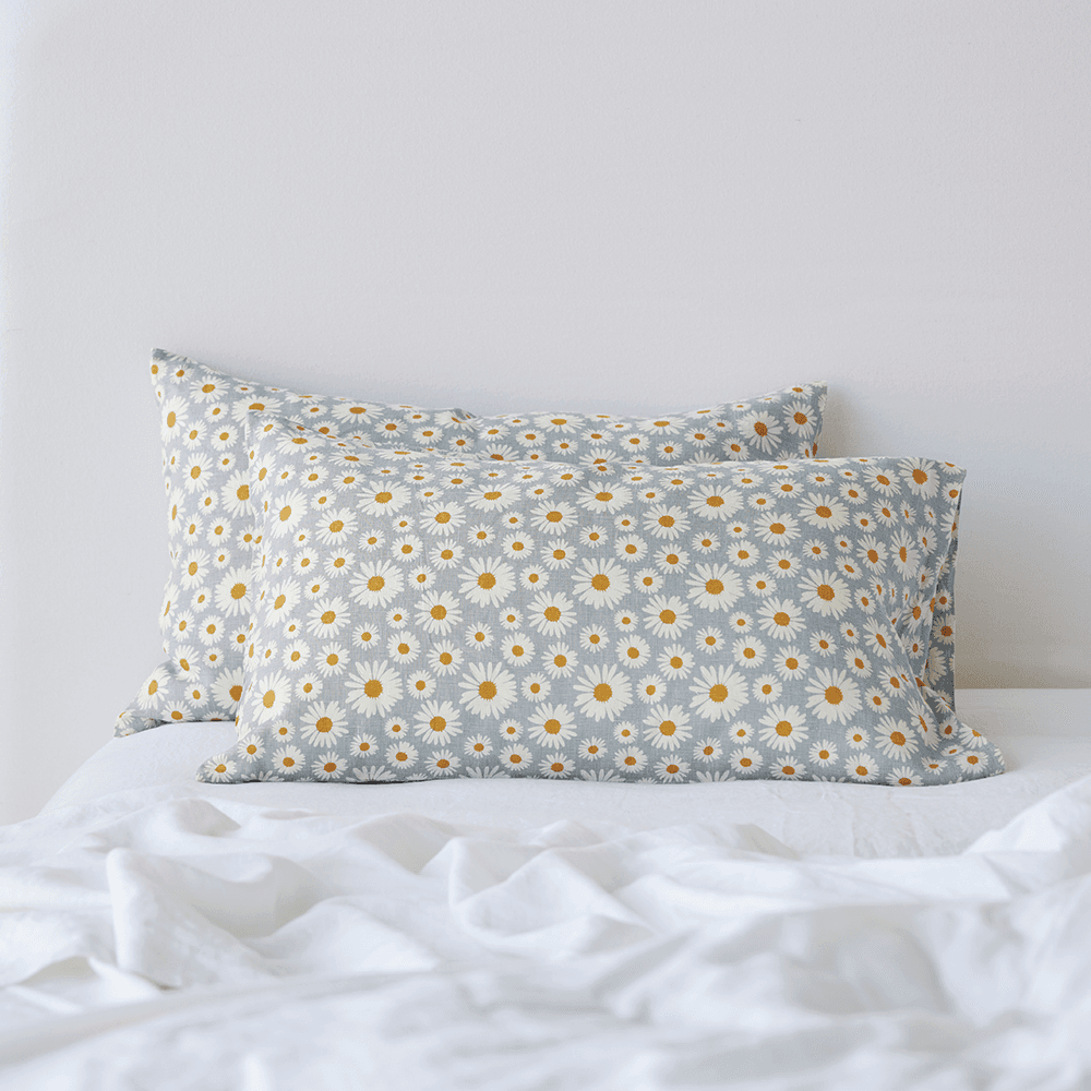 Pure Linen Printed Pillowcase