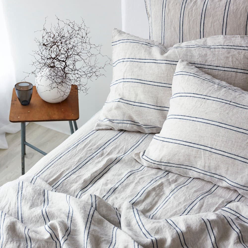 Pure Linen Pillowcase. From $USD119.95. Available at George Street Linen