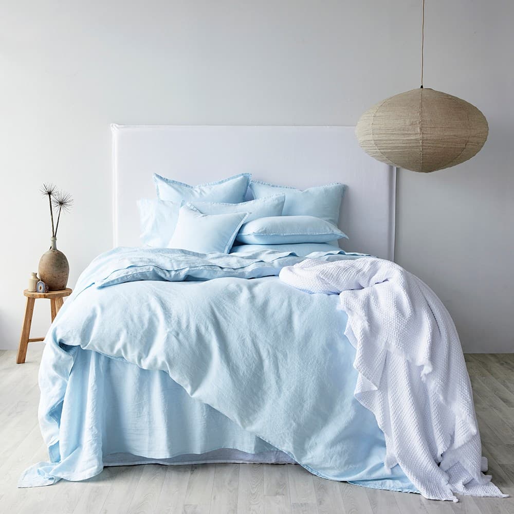 Pure Linen Duvet Cover Set. From $USD399.00. Available at George Street Linen
