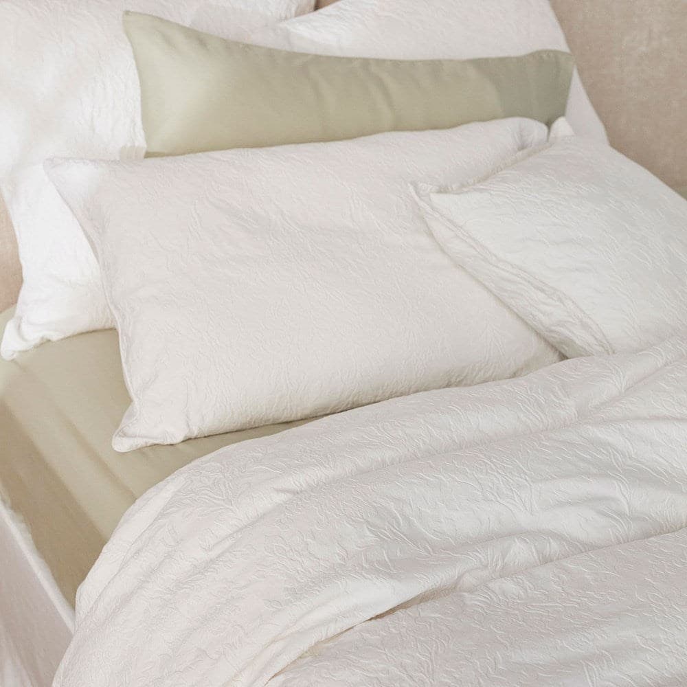 Isabella Cotton Damask Pillowcase. From $USD69.95. Available at George Street Linen