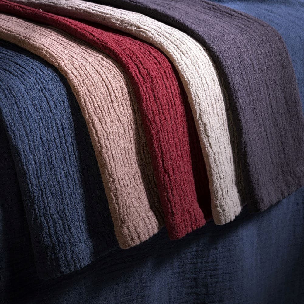 Portuguese Punto Cotton Gauze Bath Towel Pack. From $USD149.00. Available at George Street Linen