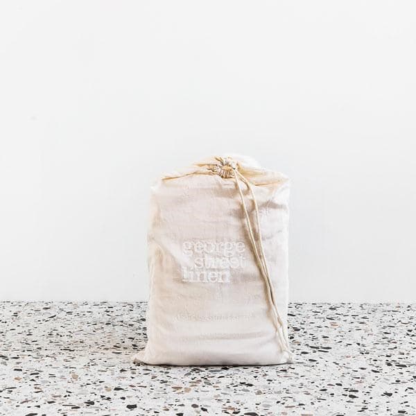 Extra Soft Washed Sateen Fitted Sheet. From $NZD69.00. Available at George Street Linen