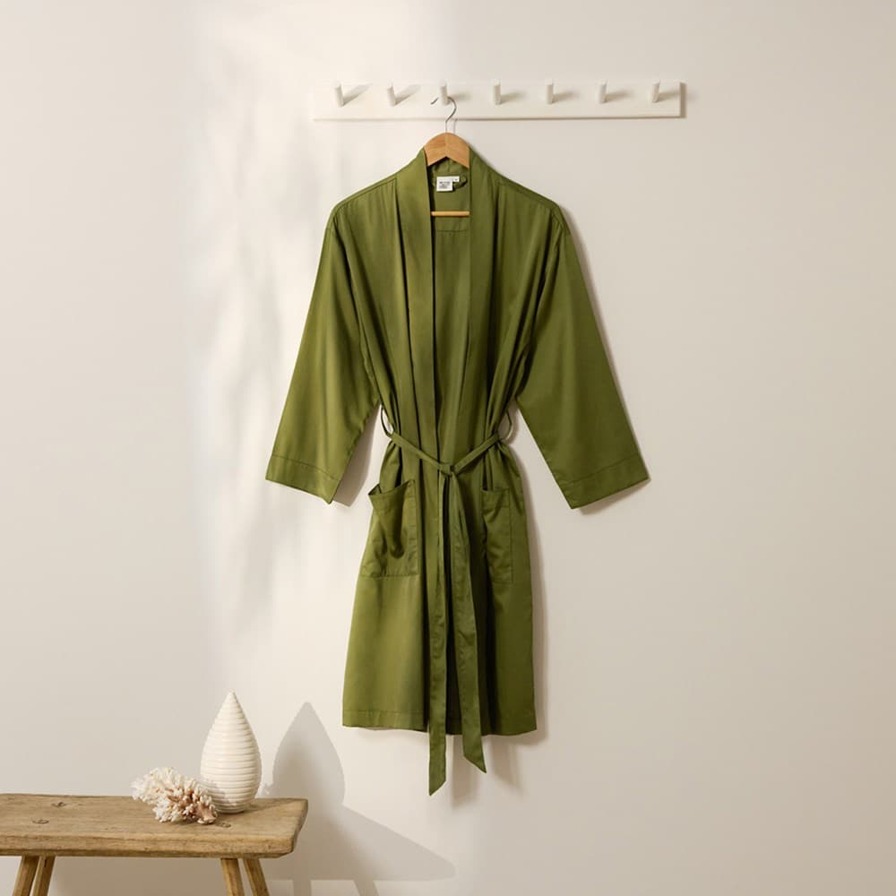 Bamboo Cotton Bathrobe. From $USD99.99. Available at George Street Linen