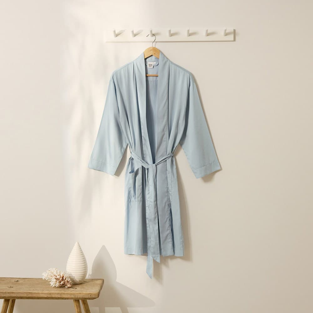 Bamboo Cotton Bathrobe. From $USD99.99. Available at George Street Linen