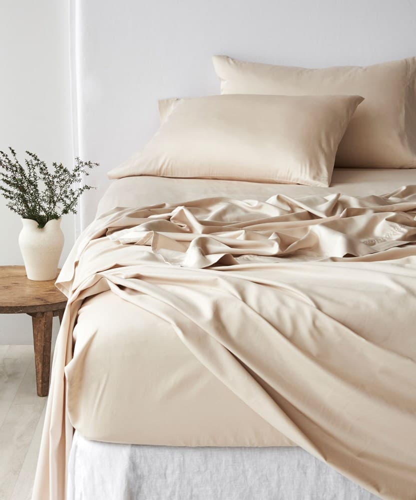 Bamboo Cotton Flat Sheet. From $69.97. Available at George Street Linen