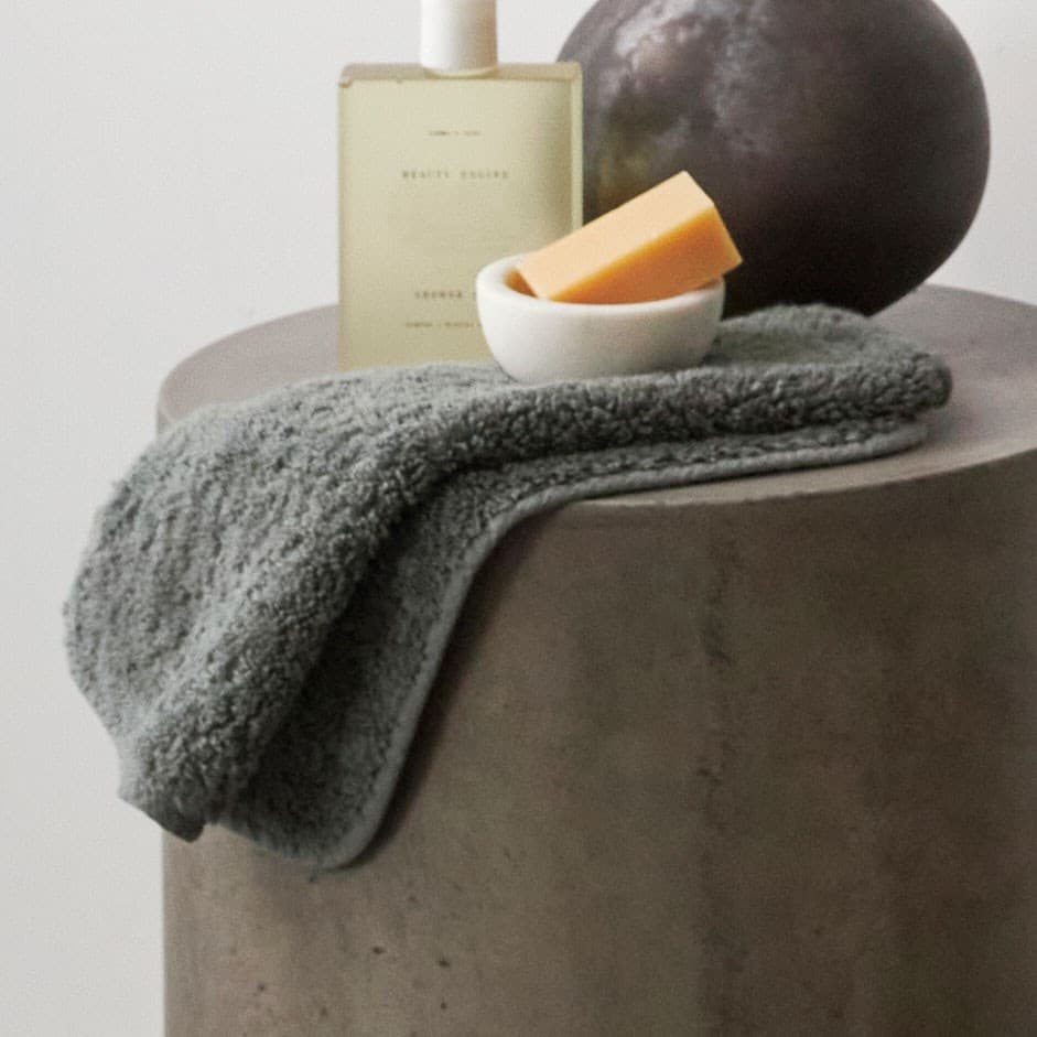 Super Pile Cotton Face Cloth. From $USD19.95. Available at George Street Linen