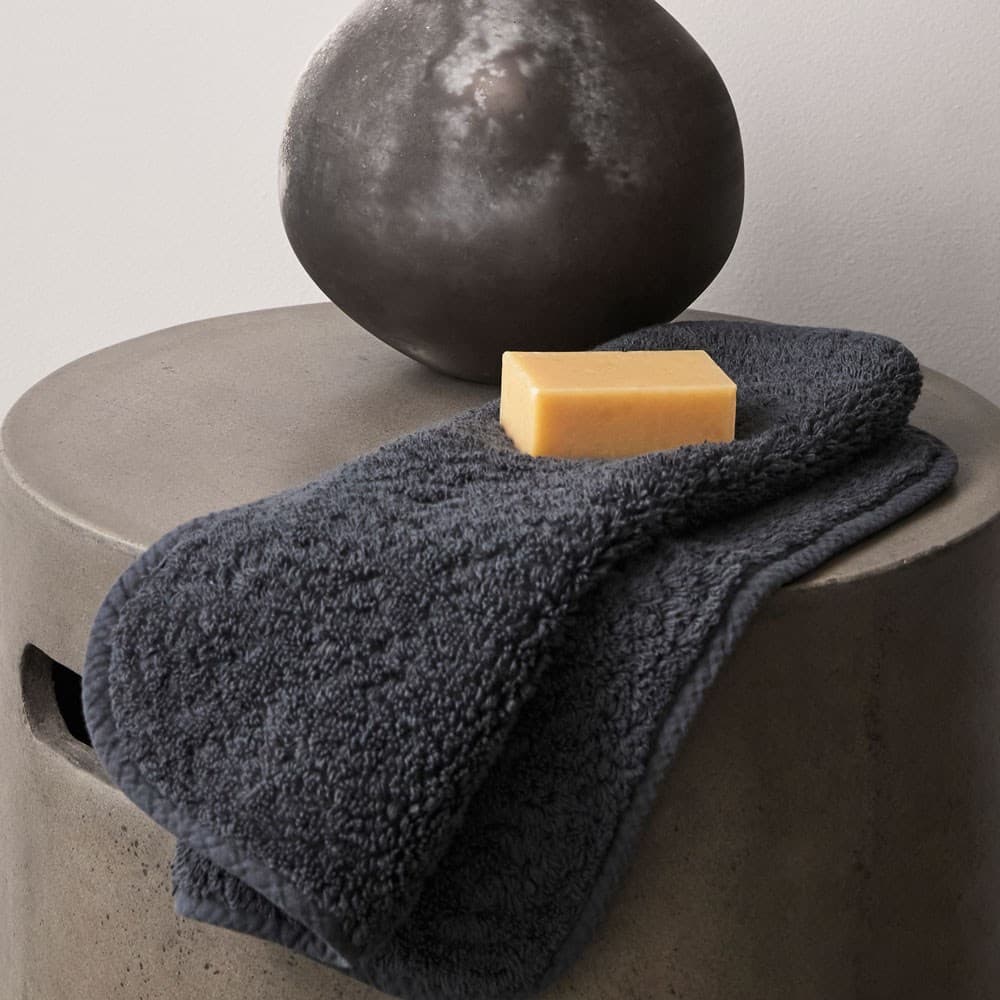 Super Pile Cotton Face Cloth. From $USD19.95. Available at George Street Linen