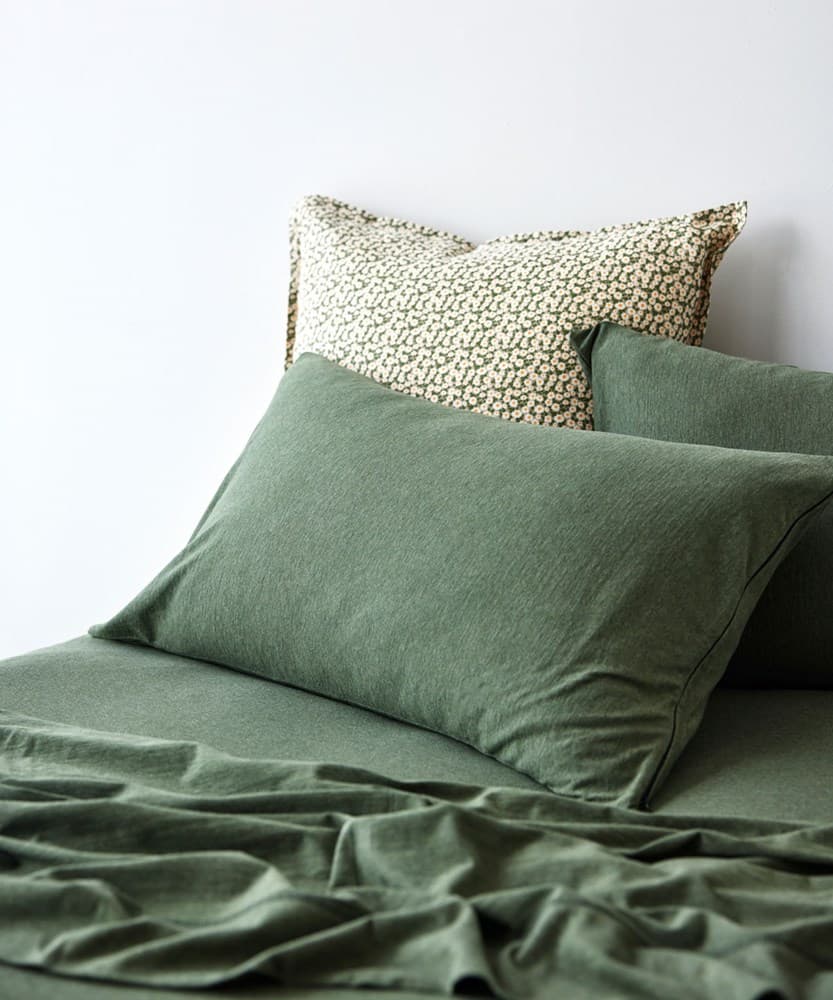 Cotton Jersey Pillowcase pair. From $USD59.00. Available at George Street Linen