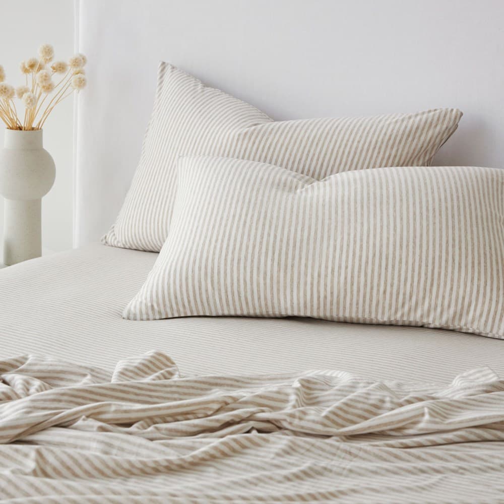 Cotton Jersey Pillowcase Pair. From $USD69.00. Available at George Street Linen