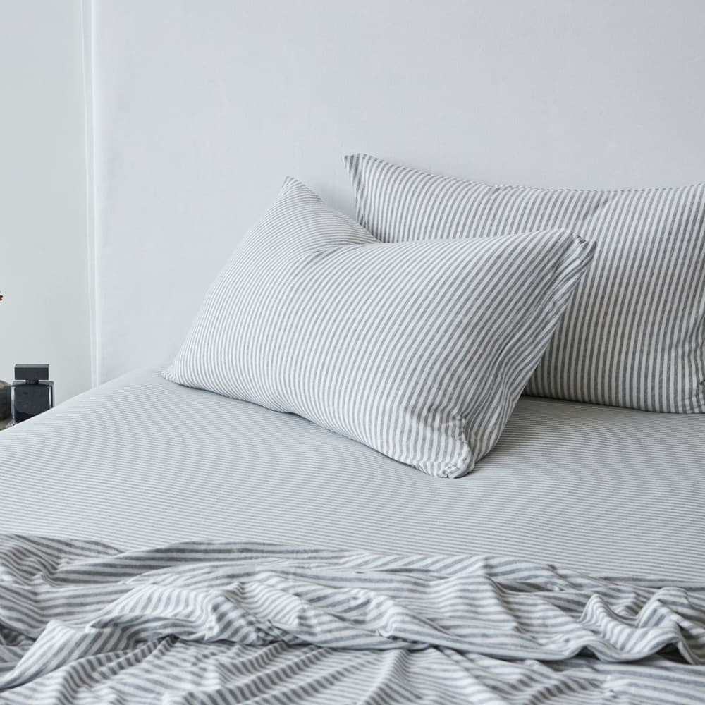 Cotton Jersey Pillowcase Pair. From $USD69.00. Available at George Street Linen