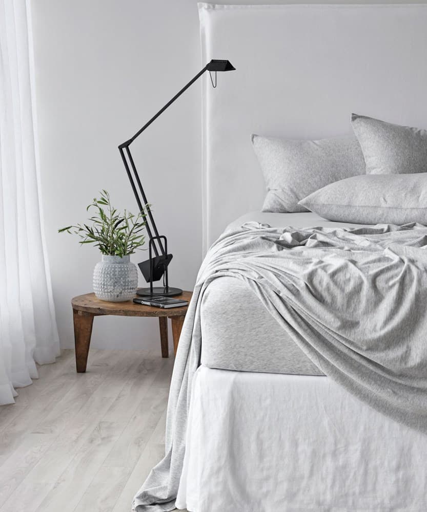 Cotton Jersey Fitted Sheet. From $USD80.00. Available at George Street Linen