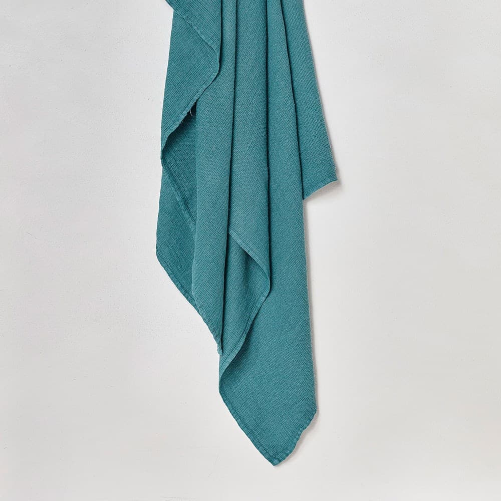 Stone Wash Linen Waffle Bath Sheet. From $USD99.95. Available at George Street Linen