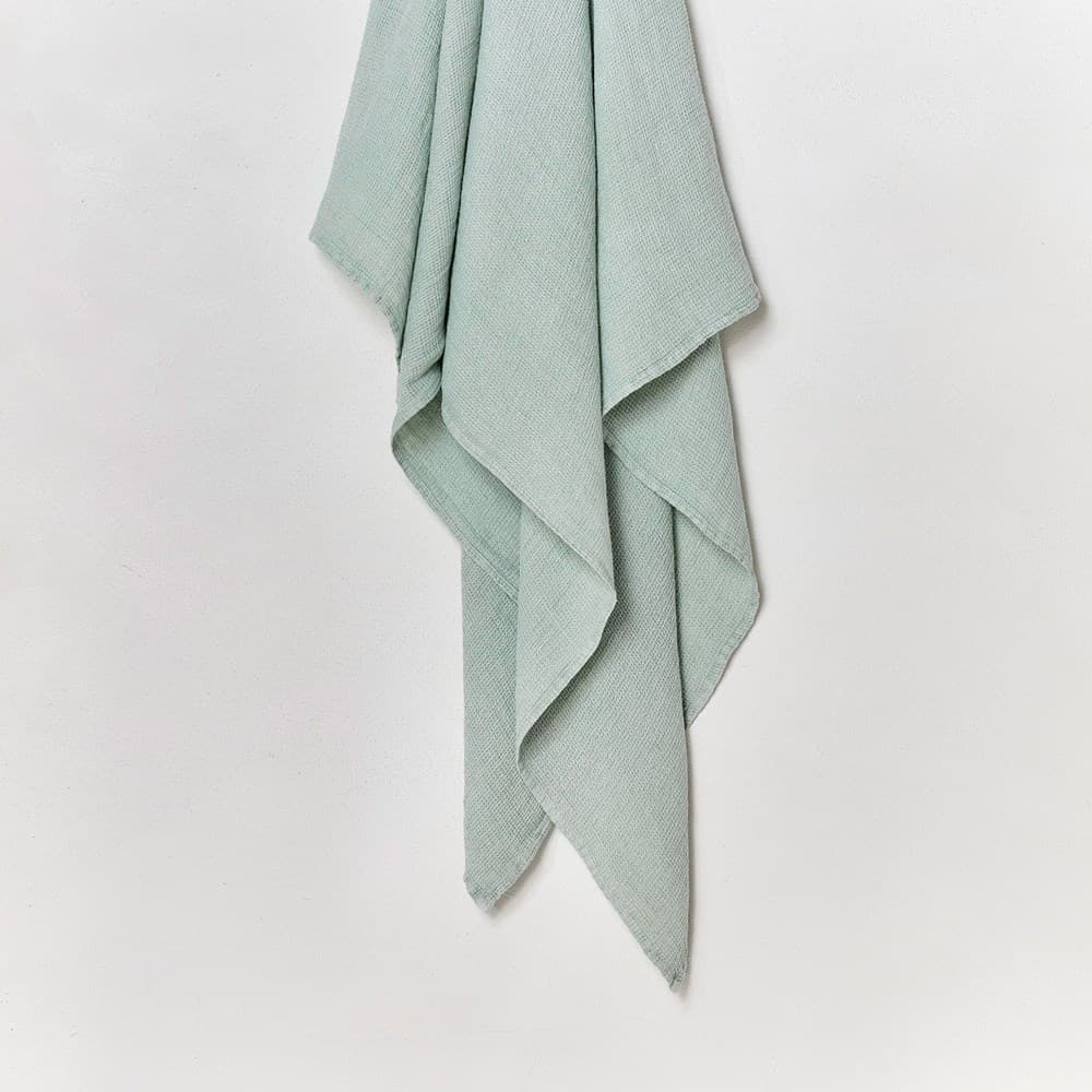 Stone Wash Linen Waffle Bath Sheet. From $USD99.95. Available at George Street Linen