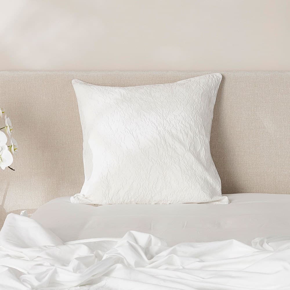 Isabella Cotton Damask Euro Pillowcase. From $USD59.95. Available at George Street Linen